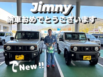 NEWジムニー納車しました！